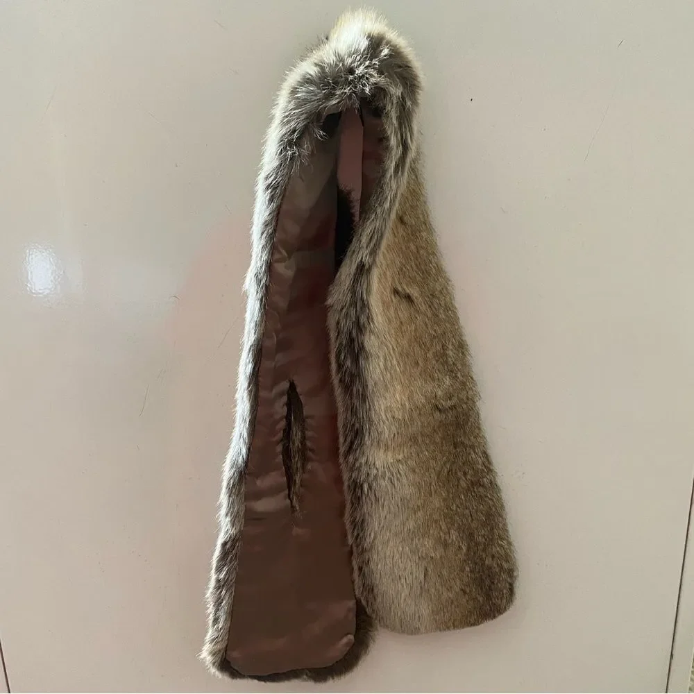 Daniele Meucci Faux Fur Woman’s Scarf